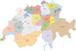 Schweiz, Kantone, Bezirke