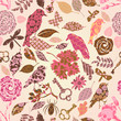 Vector: Seamless pattern with patch silhouettes Seamless pattern with patch silhouettes