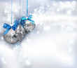 Christmas Background with ornaments. Vector Illustration.
