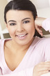 Beautiful Hispanic Woman Smiling