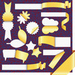 Vector stikers and lables set(CMYK)