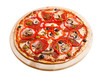 pizza with mushrooms