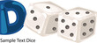 ALPHABET LETTER D-Dice