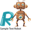 ALPHABET LETTER R-Robot ALPHABET LETTER R-Robot