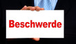 Beschwerde - Unzufriedenheit und Reklamation