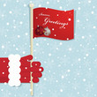 christmas flag christmas flag