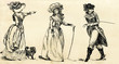fancy man and woman 18 century