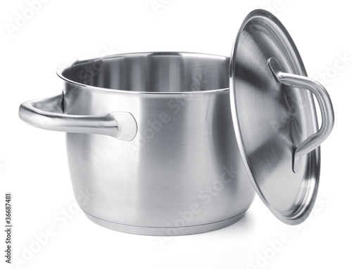 Foto: Stainless steel pot with cover Stainless steel pot with cover
