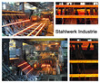 Collage Stahlwerk // steel mills