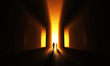 Gehe ins Licht - Gold Gelb