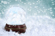 Photo: Snow Globe with Clouds Snow Globe with Clouds
