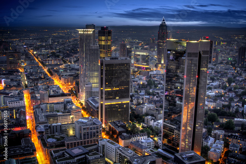 Photo: frankfurt at night frankfurt at night