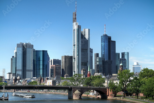 Photo: frankfurt am main skyline frankfurt am main skyline