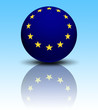3D European Union Flag.
