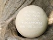Einzeln sind wir Worte...