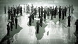 Business people, global communication.