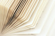Open book close-up