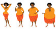 Changes of size after diet