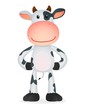 funny cartoon cow