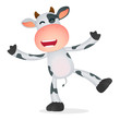 funny cartoon cow