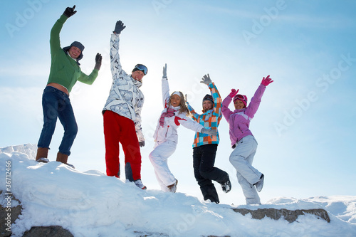 Photo : Party on winter vacation Party on winter vacation