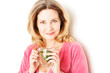 Foto: Frau mit Teeglas Frau mit Teeglas