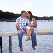 Young happy couple in love kissing