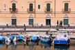 Barques de pêche à Syracuse - Sicile, Italie