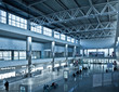 business hall blue
