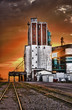 Grain Terminal at Sunrise