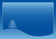 blue winter card blue winter card