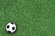 Soccer ball on green grass