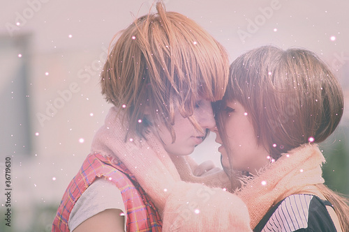 Photo: Two wonderful girls, Yoshiko a Two wonderful girls, Yoshiko a