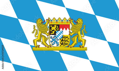 Vektor: Fahne Bayern Fahne Bayern