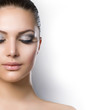 Beautiful Girl's Face. Perfect Makeup Beautiful Girl's Face. Perfect Makeup