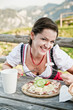 Lunch in the Alps Lunch in the Alps