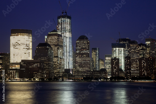 Photo: The New York City Downtown w the Freedom tower The New York City Downtown w the Freedom tower