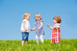 Three toddler girls