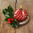 Decorative Christmas candle