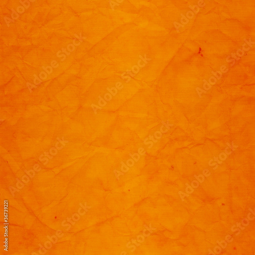 Photo: Old wall with weathered orange paint Old wall with weathered orange paint