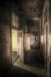 hallway with open doors