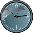 Wall clock, vector illustration