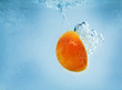 orange submerged