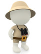 3D explorer on a safari