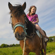 girl and pony