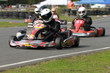 Line of racing go karts