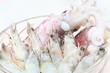 Fresh raw seafood ready to be cooked