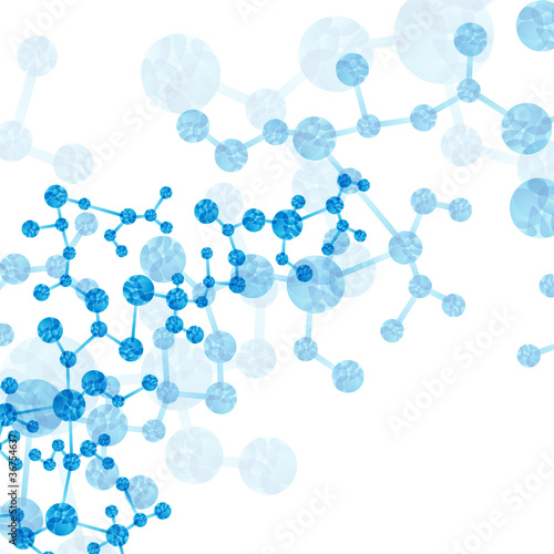 Vector: dna molecule, abstract background dna molecule, abstract background