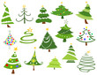Detaily fotografie Christmas trees