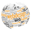 Webdesign, Keywörter, Suchbegriffe, Kugel, SEO